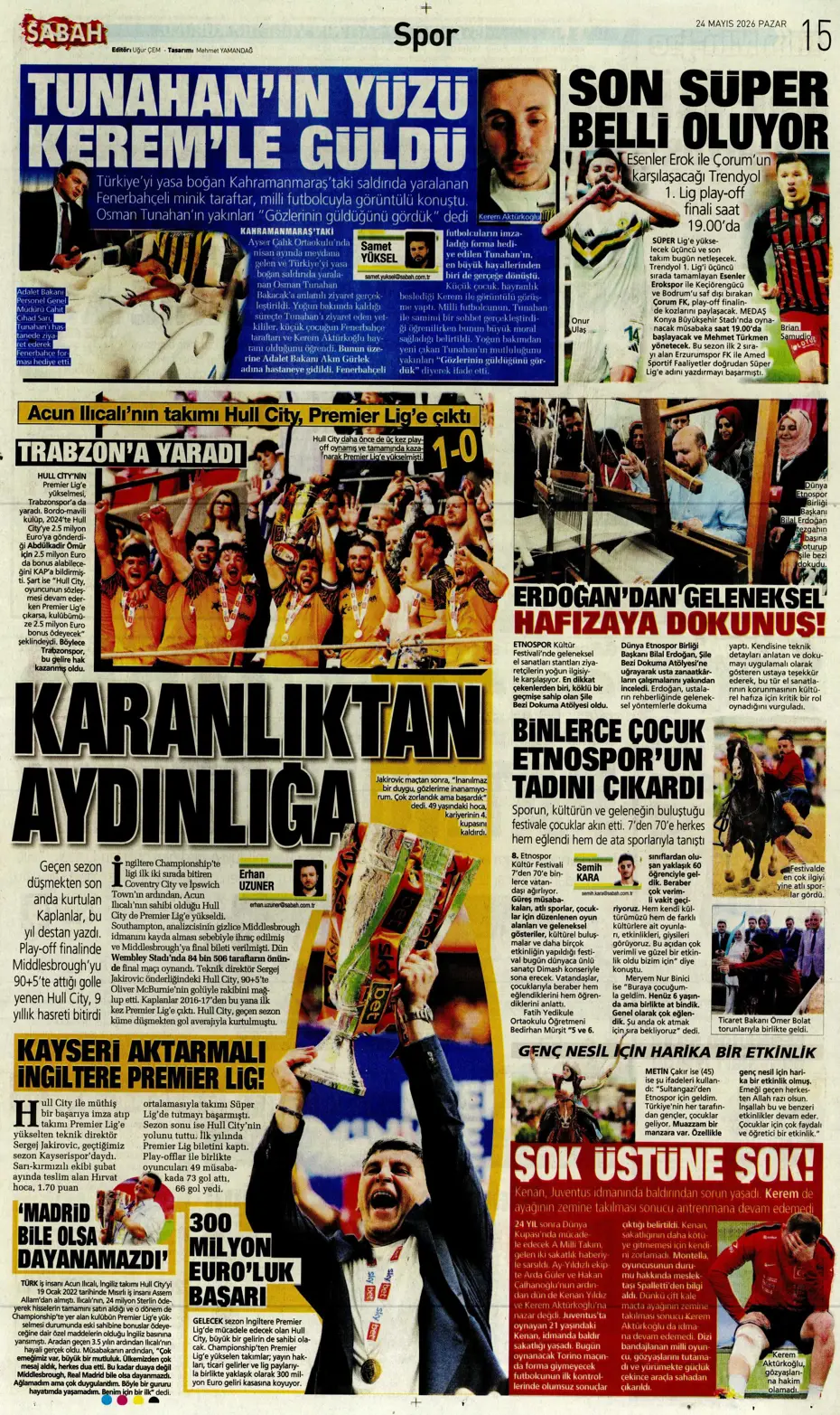 Acun Ilıcalı tarihe geçti | Spor manşetleri - 13. fotoğraf