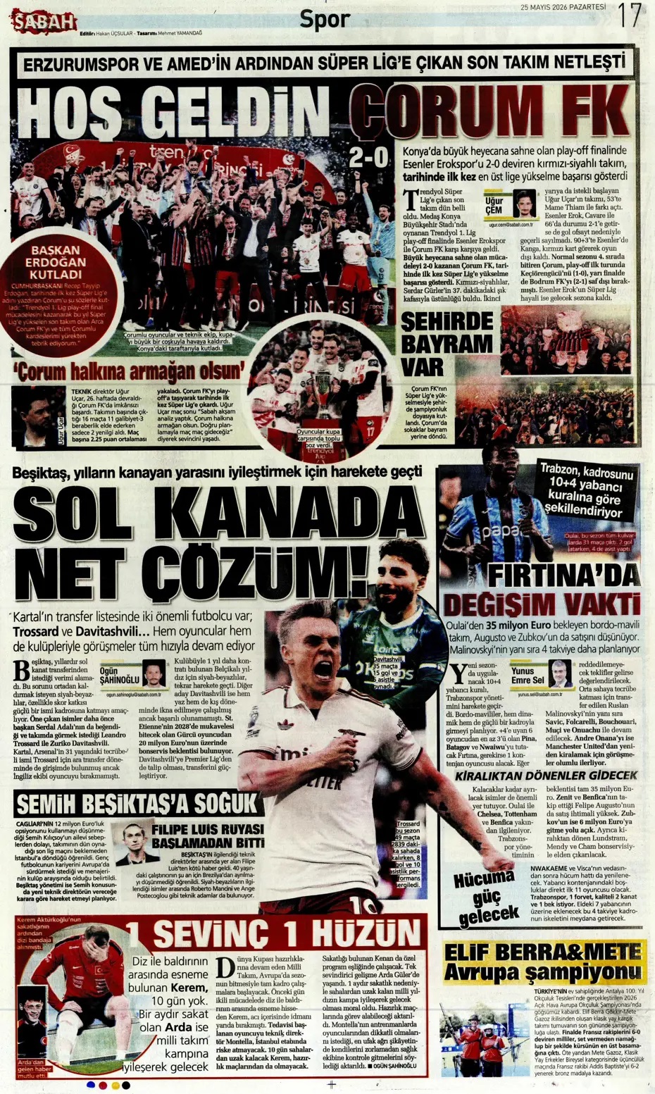 Salah, Fenerbahçe'ye 'Evet' dedi! Spor basını bugün ne yazdı? (25 Mayıs) - 6. fotoğraf