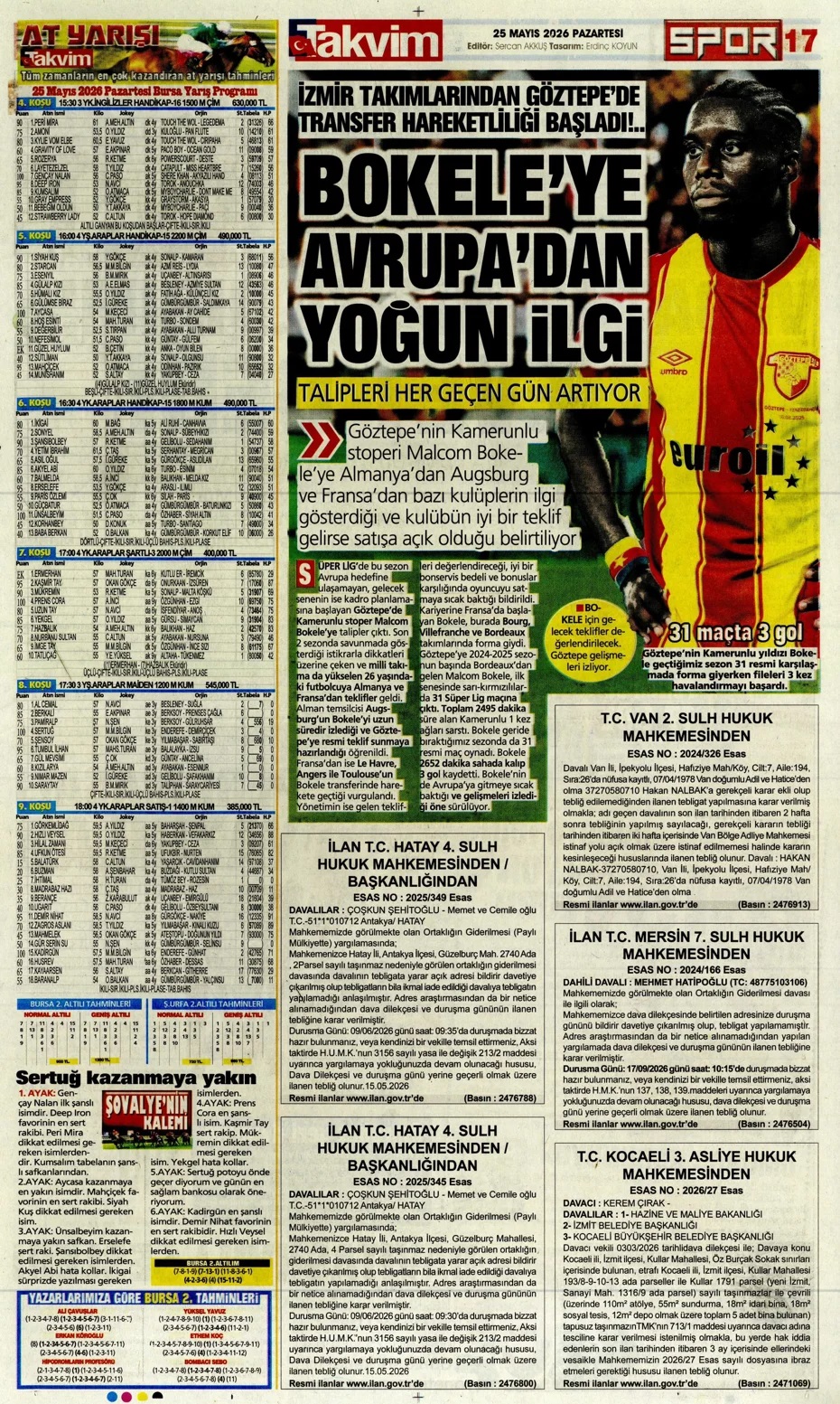 Salah, Fenerbahçe'ye 'Evet' dedi! Spor basını bugün ne yazdı? (25 Mayıs) - 3. fotoğraf