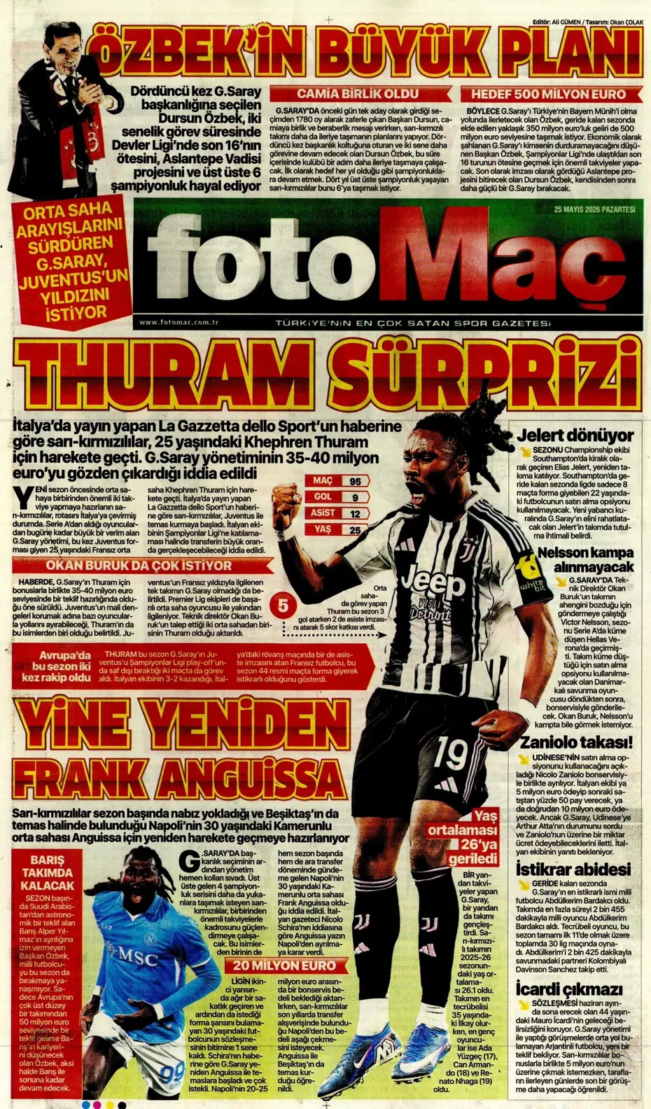 Salah, Fenerbahçe'ye 'Evet' dedi! Spor basını bugün ne yazdı? (25 Mayıs) - 7. fotoğraf
