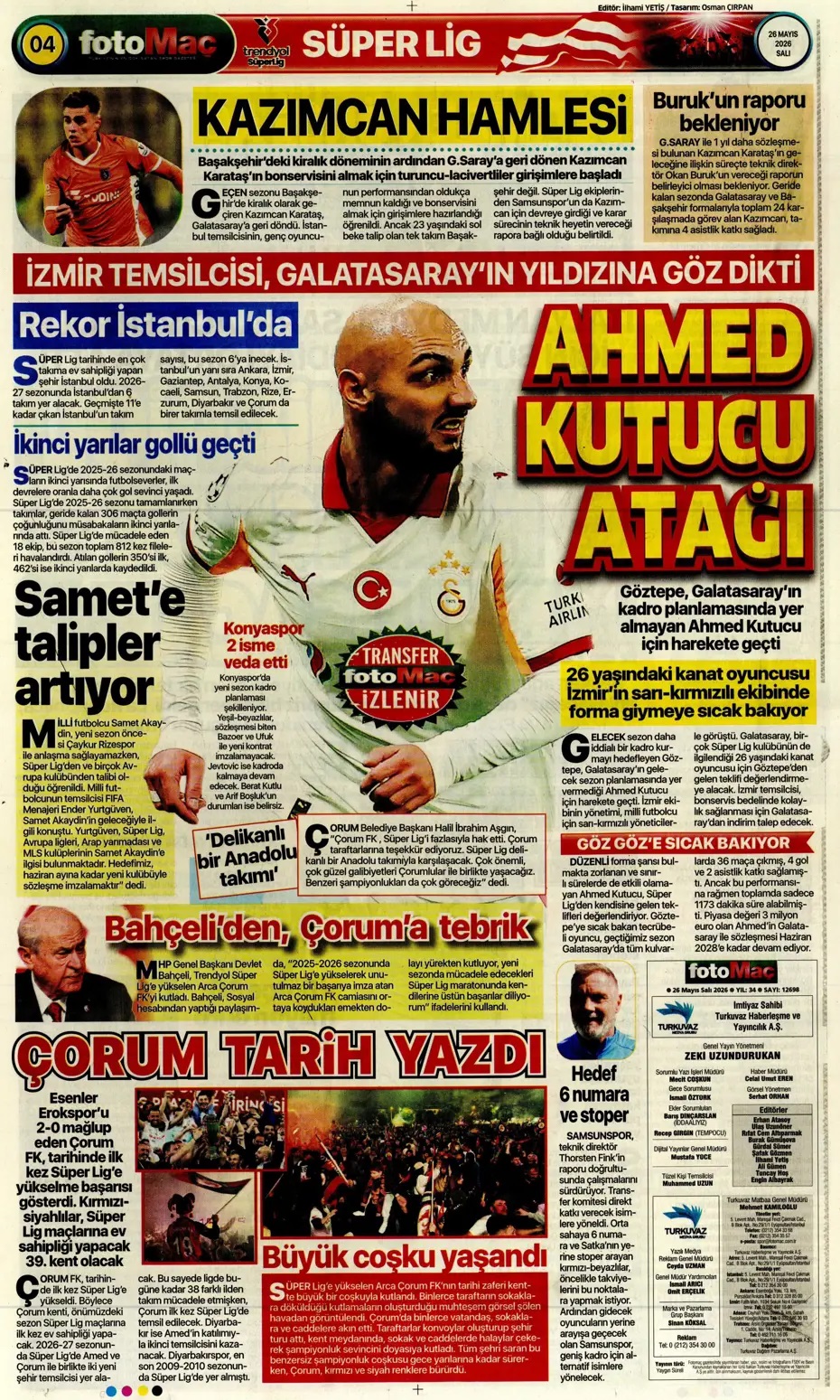 Benfica'dan Yunus Akgün'e kanca! Spor basını bugün ne yazdı? (26 Mayıs) - 10. fotoğraf