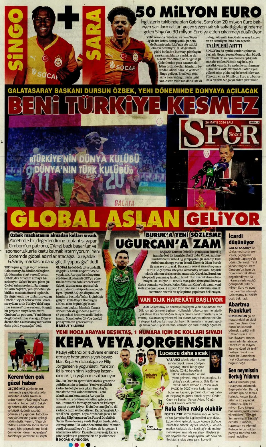 Benfica'dan Yunus Akgün'e kanca! Spor basını bugün ne yazdı? (26 Mayıs) - 11. fotoğraf