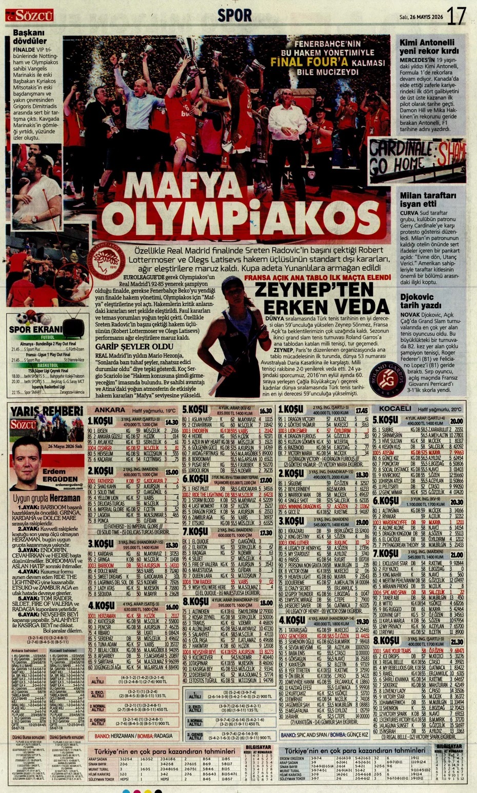 Benfica'dan Yunus Akgün'e kanca! Spor basını bugün ne yazdı? (26 Mayıs) - 8. fotoğraf