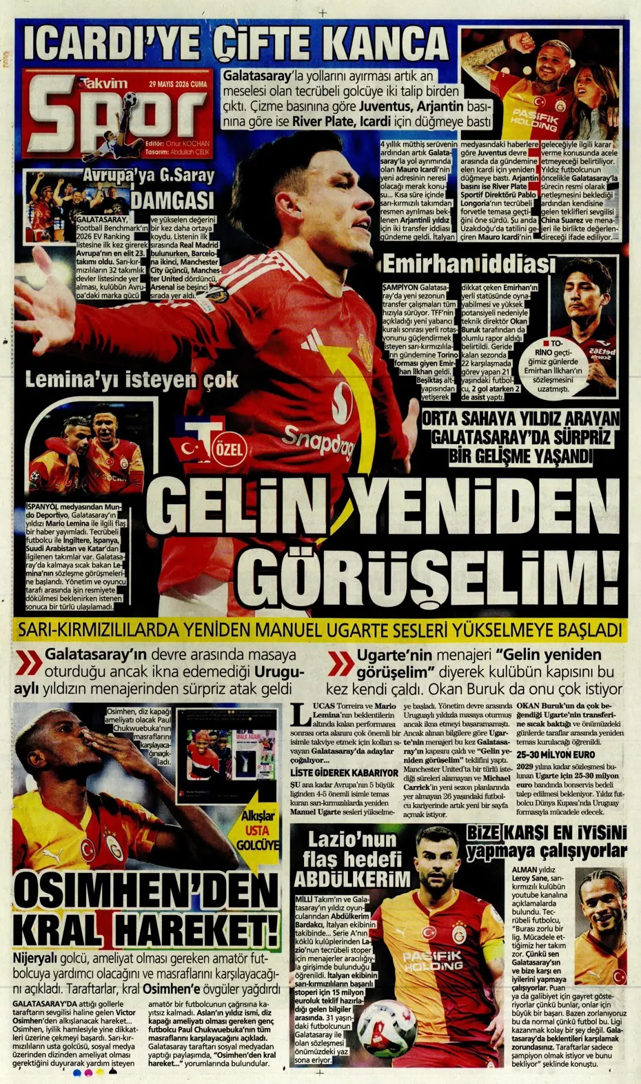 Aziz Yıldırım: Ben Başkan değil, liderim! Spor basını bugün ne yazdı? (29 Mayıs) - 12. fotoğraf