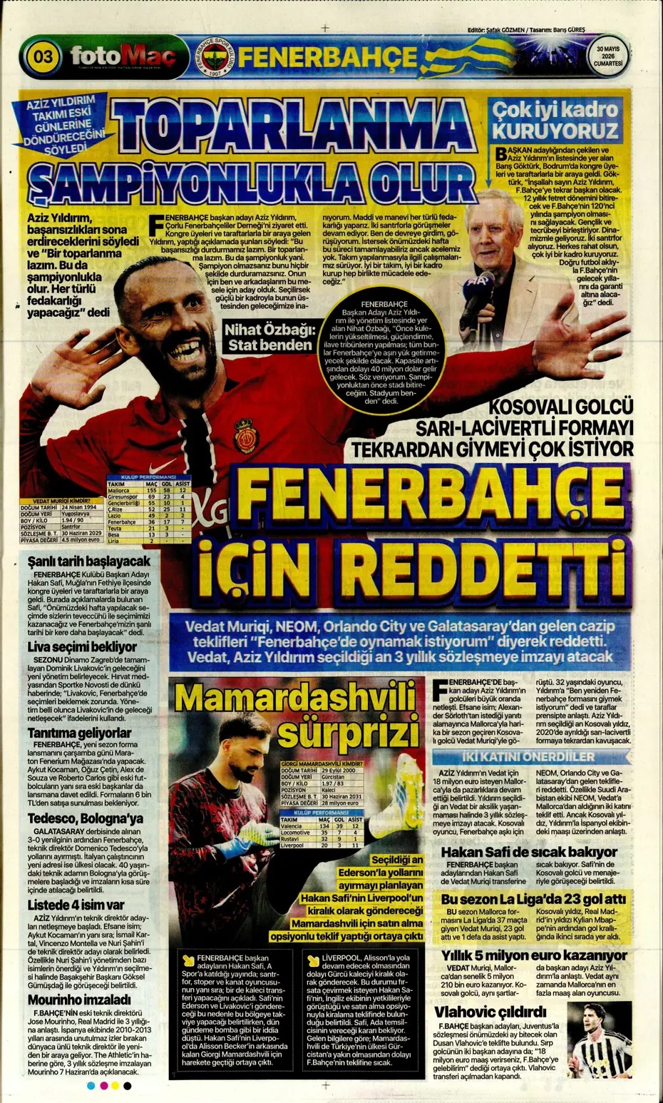 Tek düşüncem Milli Takım! Spor basını bugün ne yazdı? (30 Mayıs) - 4. fotoğraf