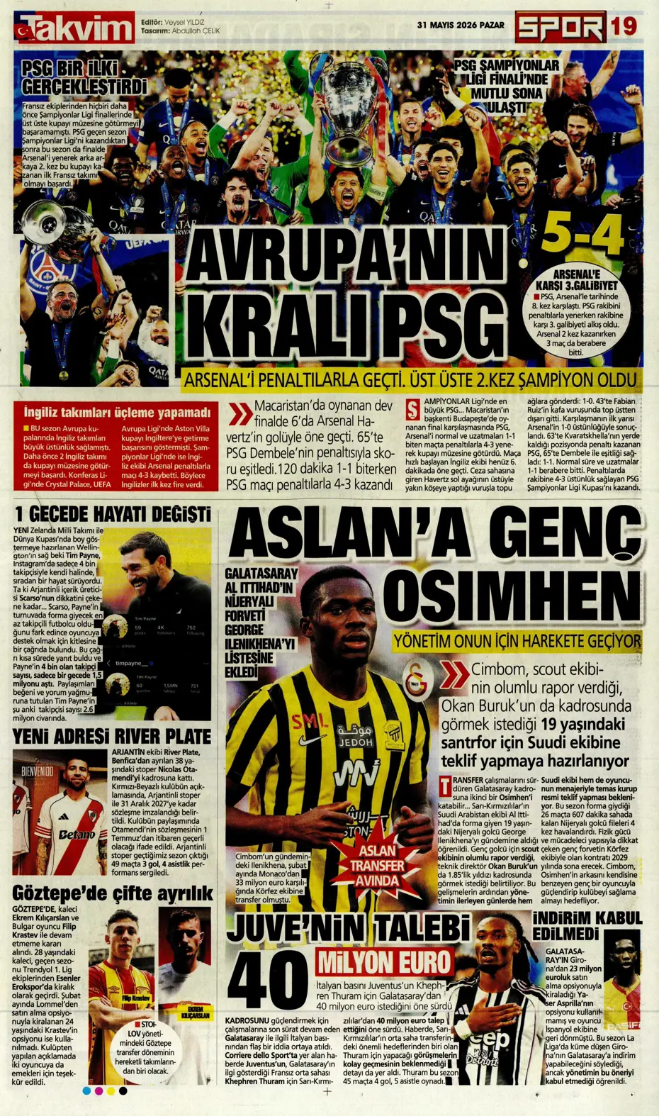 Hayalim dünya şampiyonluğu | Spor manşetleri - 13. fotoğraf