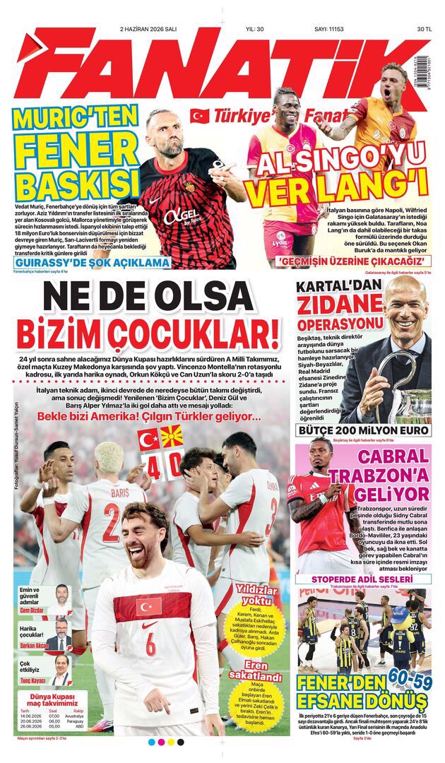 As-yedek yok hepsi yıldız | Spor manşetleri - 8. fotoğraf