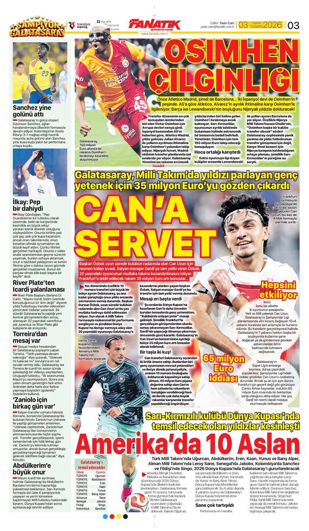 Aslan'ın Osimhen kararı | Spor manşetleri - 16. fotoğraf