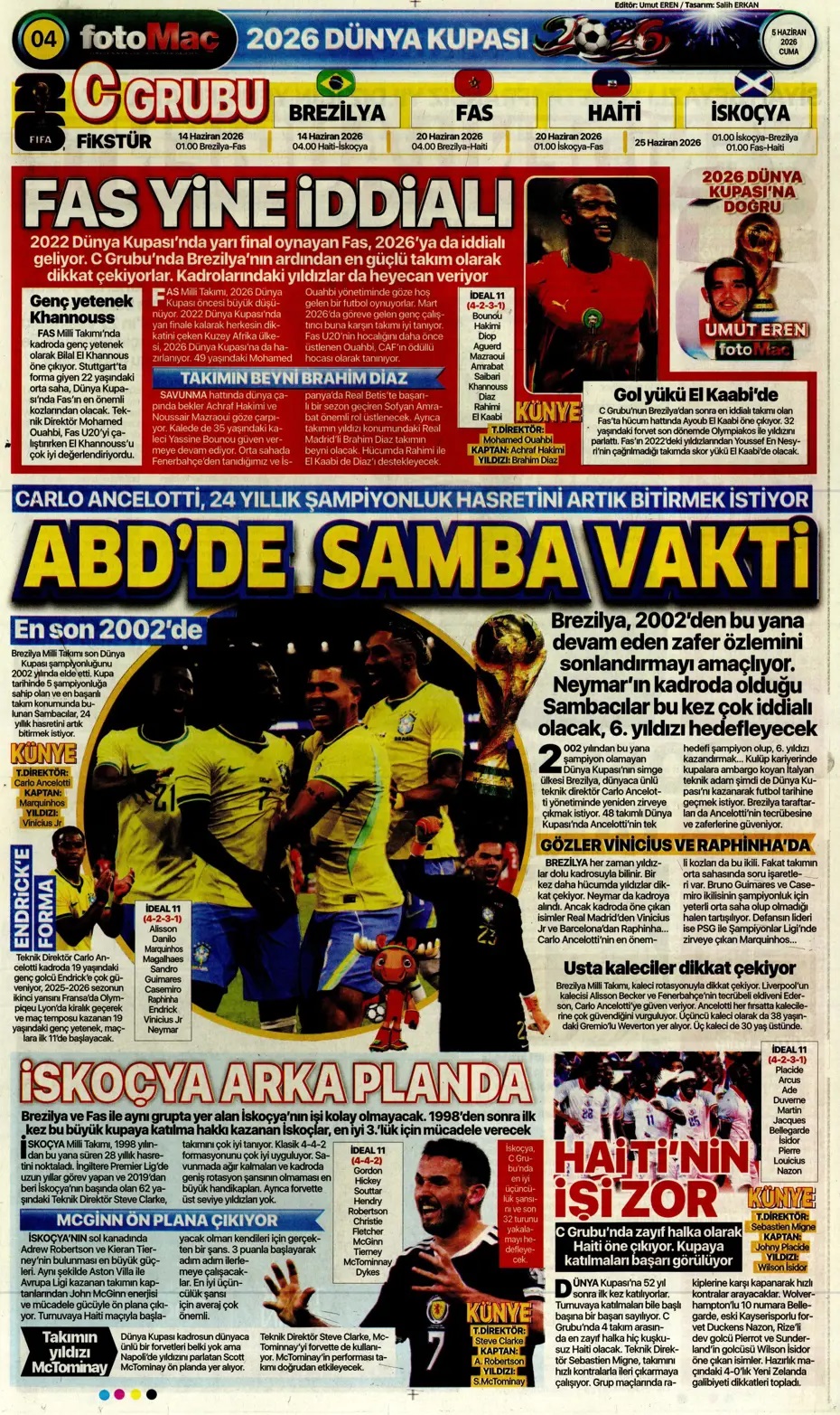 Saran'a 2yıl 6 ay hapis cezası! Spor basını bugün ne yazdı? (5 Haziran)  - 12. fotoğraf