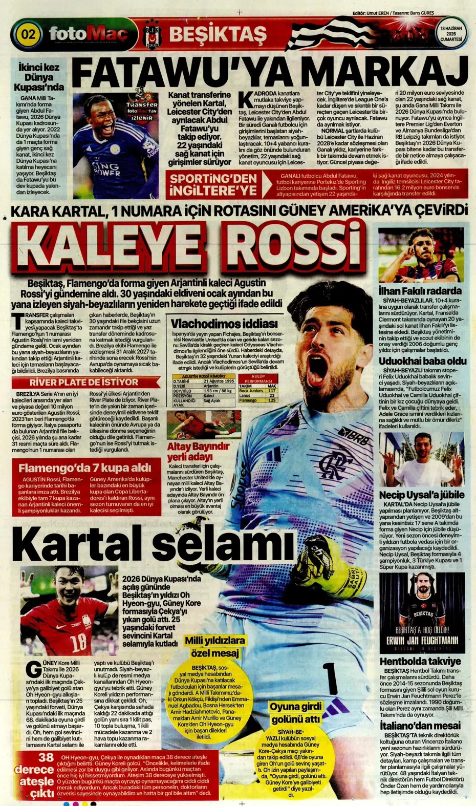 Milli Takım ilk sınavına çıkıyor: Sonu kupa olsun! Spor basını bugün ne yazdı? (13 Haziran) - 6. fotoğraf