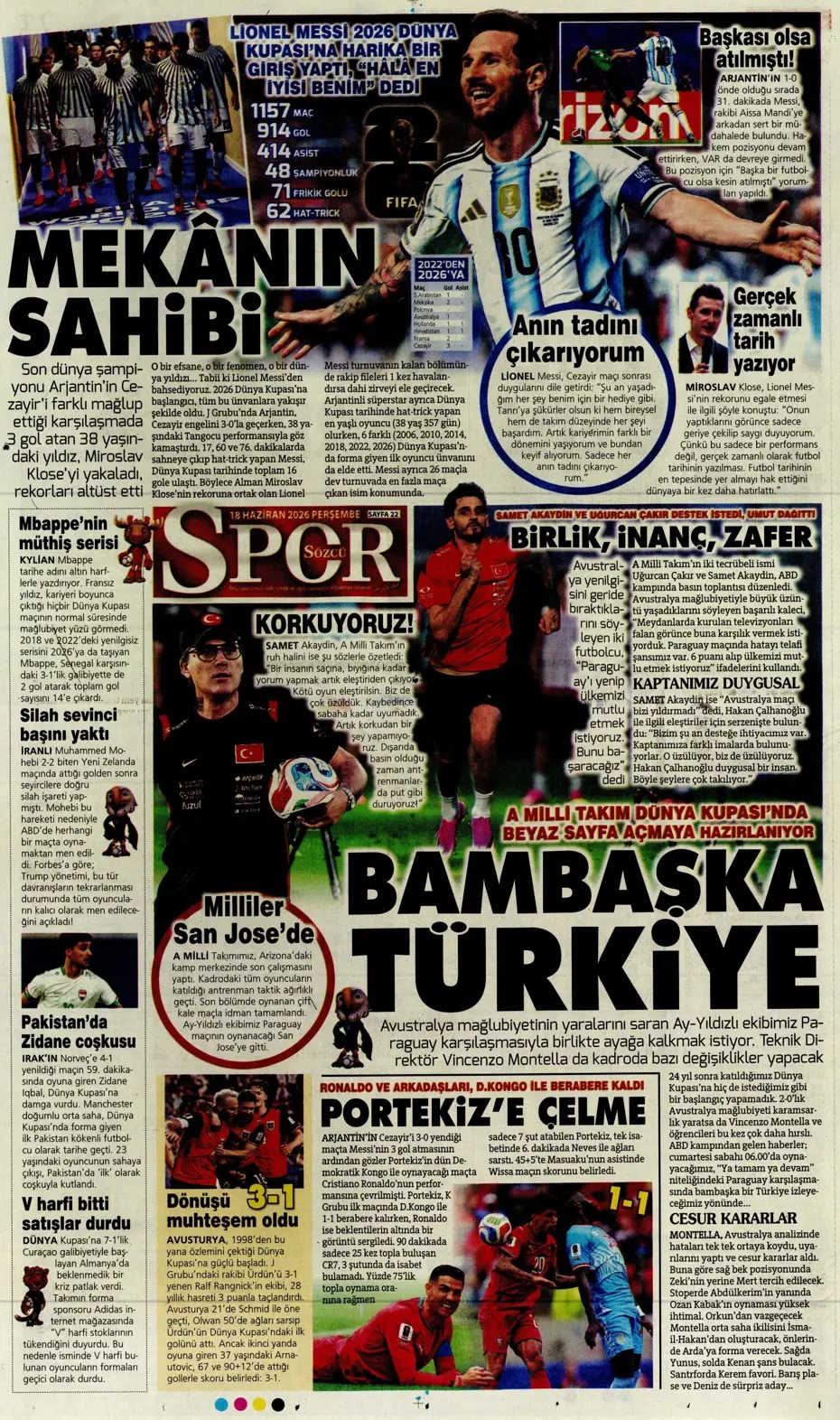 Duvara karşı Kenan ve Barış! Spor basını bugün ne yazdı? (18 Haziran) - 2. fotoğraf