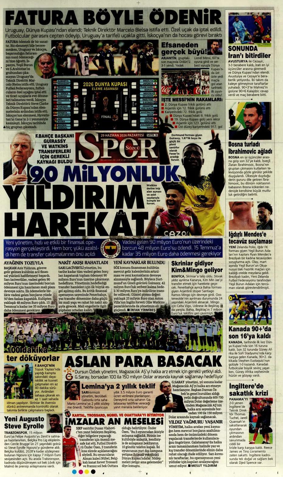 Bizim Çocuklar servet tepti | Spor manşetleri - 28. fotoğraf