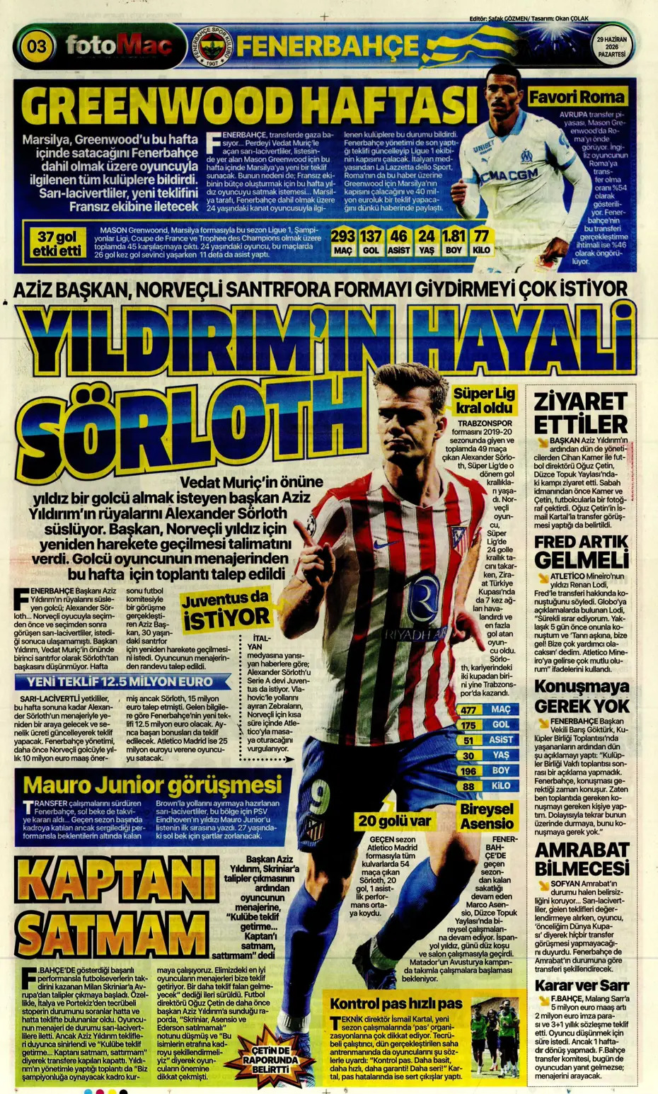 Bizim Çocuklar servet tepti | Spor manşetleri - 33. fotoğraf
