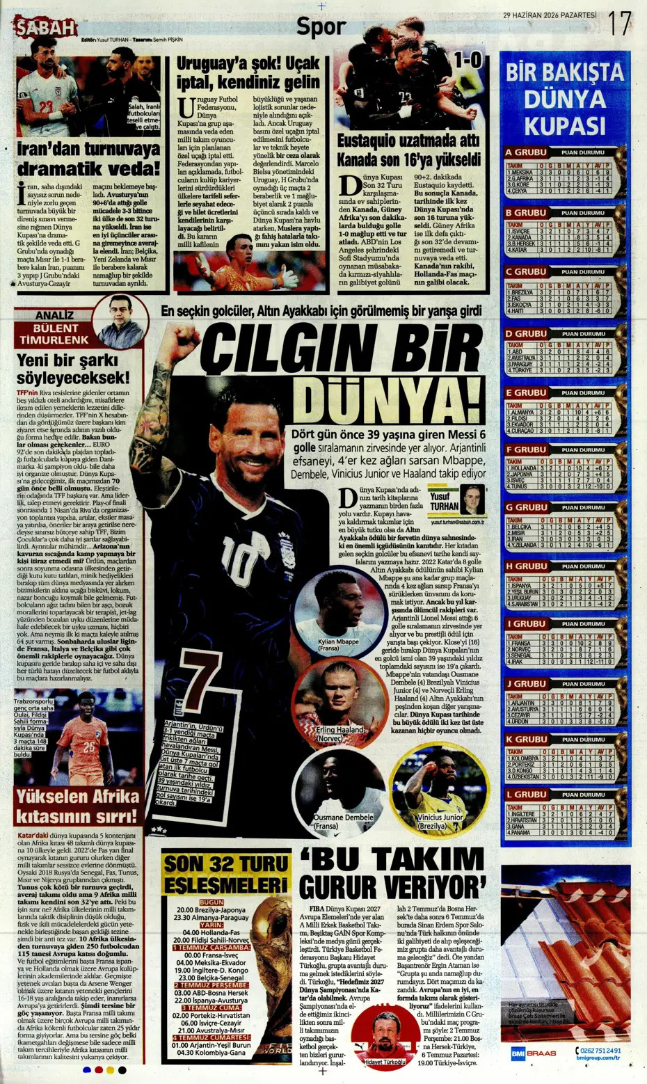 Bizim Çocuklar servet tepti | Spor manşetleri - 23. fotoğraf