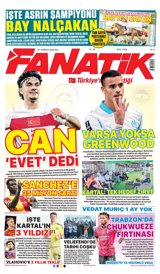 Hiçbir şey eskisi gibi olmayacak | Spor manşetleri - 6. fotoğraf