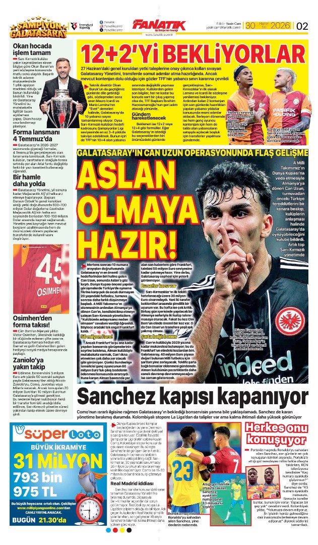 Hiçbir şey eskisi gibi olmayacak | Spor manşetleri - 12. fotoğraf