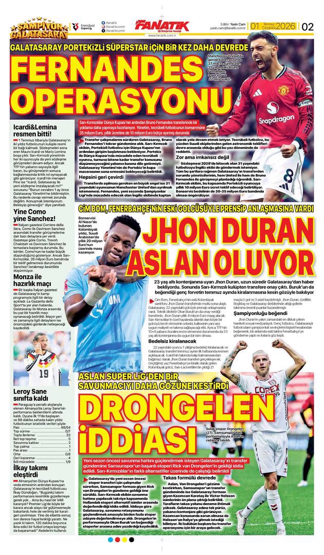 Aslan'dan Jhon Duran operasyonu | Spor manşetleri - 18. fotoğraf
