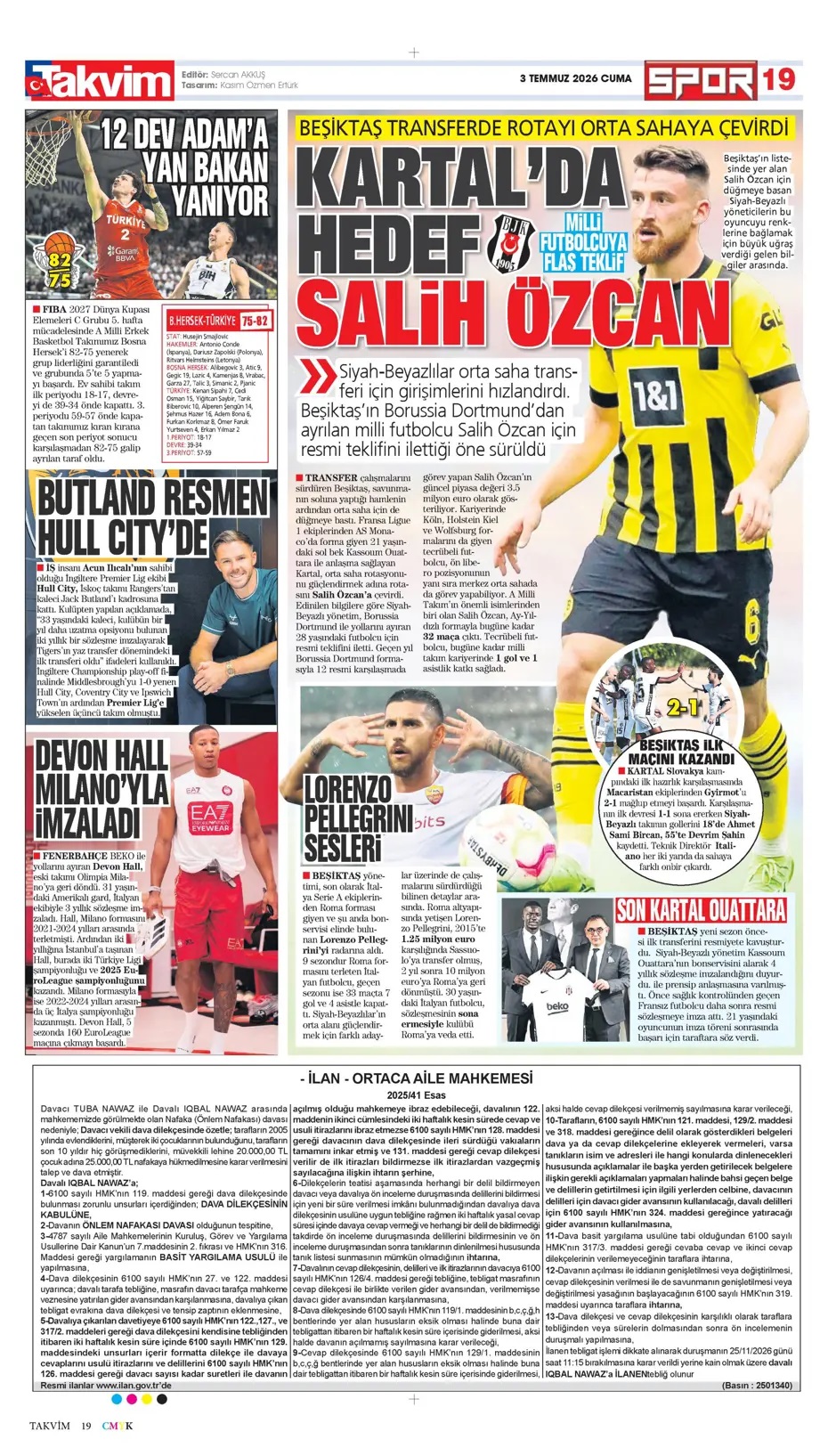 9 numaralı yeni lider Osimhen! Spor basını bugün ne yazdı? (3 Temmuz) - 10. fotoğraf