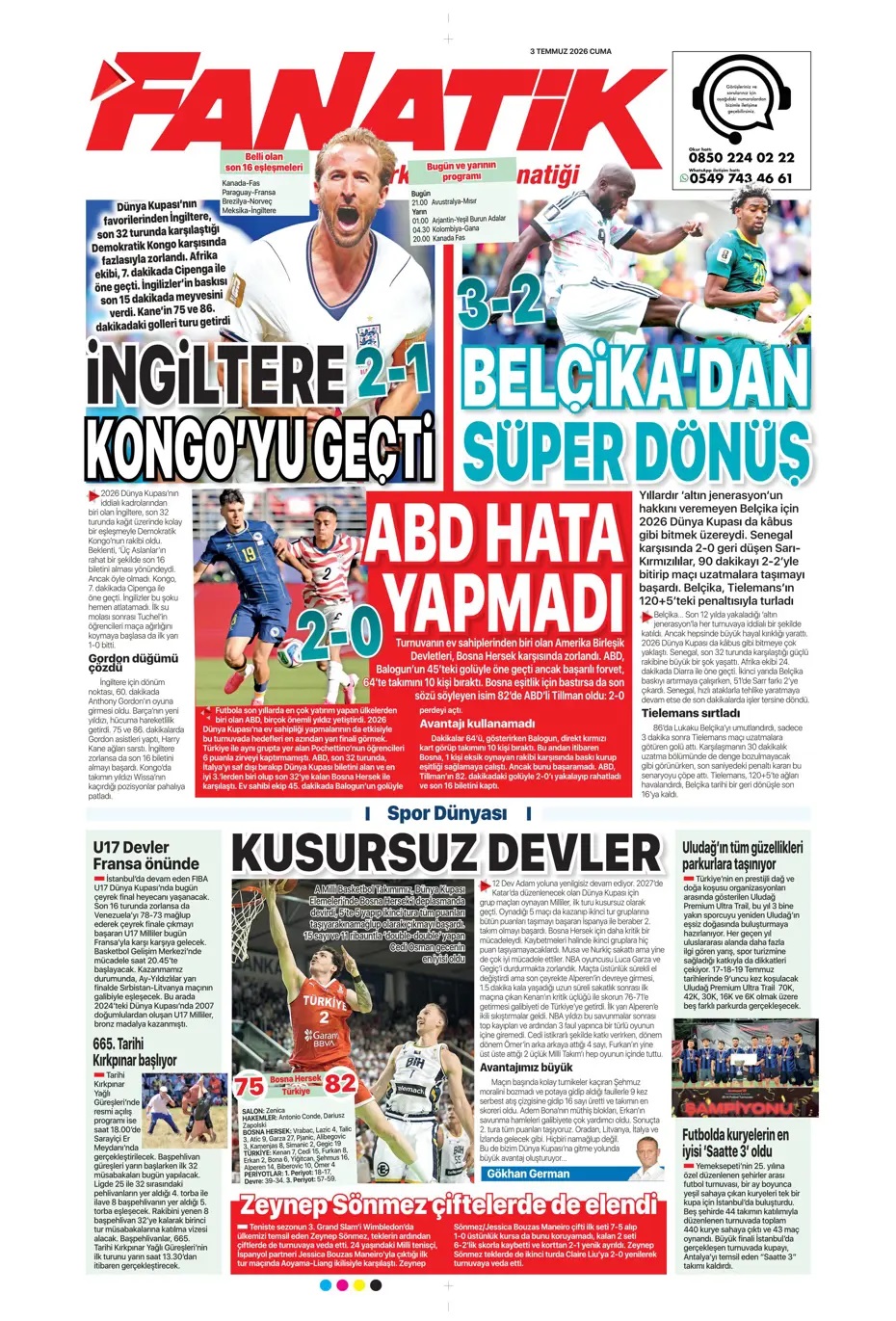 9 numaralı yeni lider Osimhen! Spor basını bugün ne yazdı? (3 Temmuz) - 8. fotoğraf