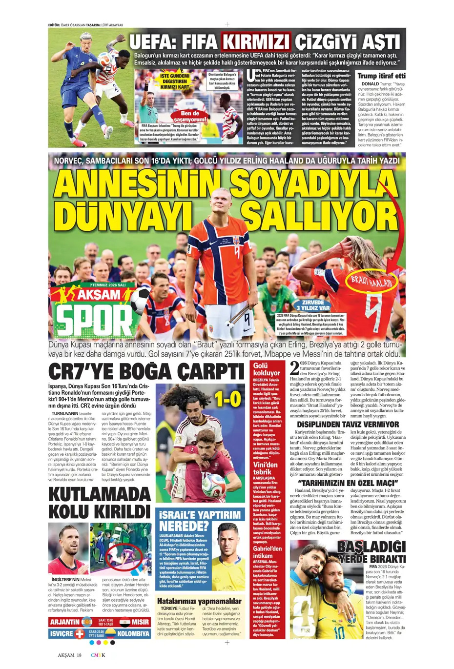 Trump futbolda da savaş çıkarttı | Spor manşetleri - 4. fotoğraf