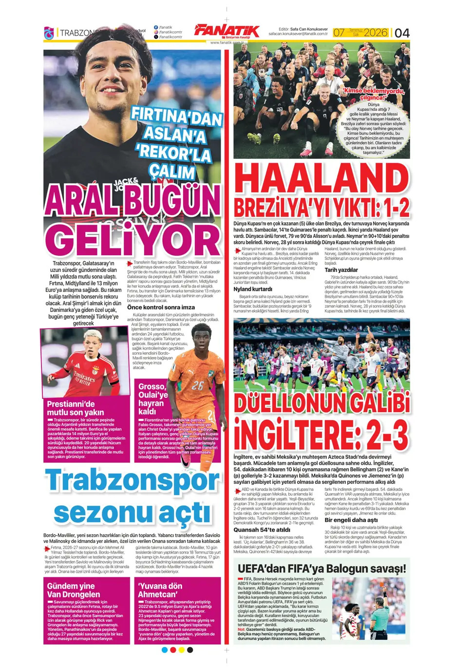 Trump futbolda da savaş çıkarttı | Spor manşetleri - 3. fotoğraf