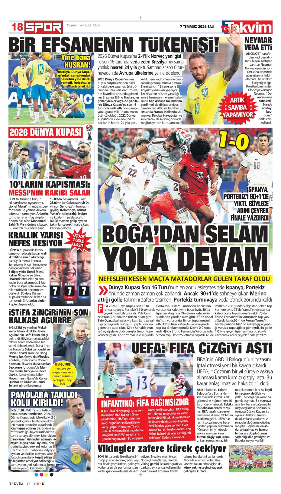 Trump futbolda da savaş çıkarttı | Spor manşetleri - 19. fotoğraf