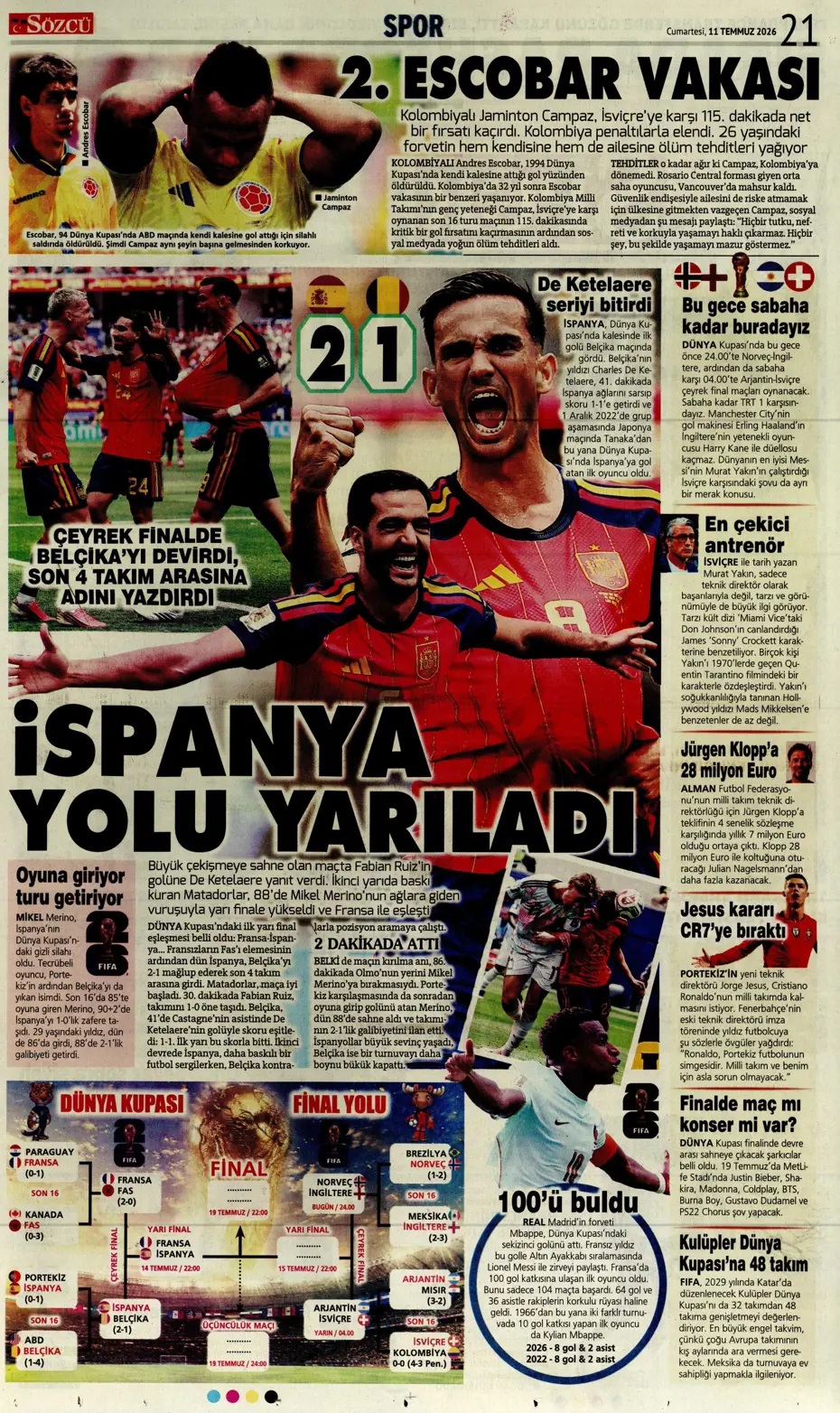 Greenwood Fenerli! Spor basını bugün ne yazdı? (11 Temmuz) - 5. fotoğraf