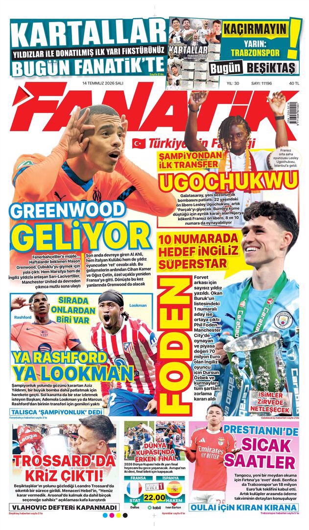 Greenwood geliyor | Spor manşetleri - 5. fotoğraf