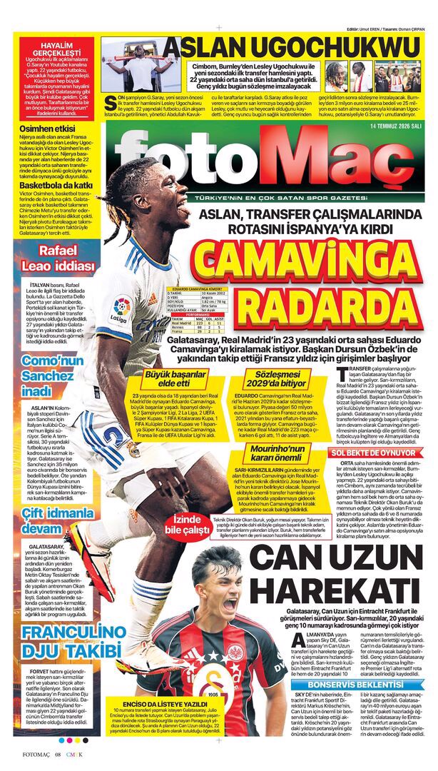 Greenwood geliyor | Spor manşetleri - 13. fotoğraf