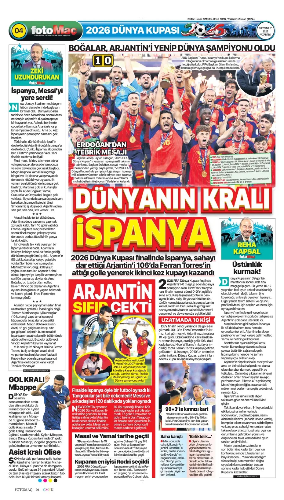 Salah'ta menajer krizi! Spor basını bugün ne yazdı? (20 Temmuz) - 10. fotoğraf