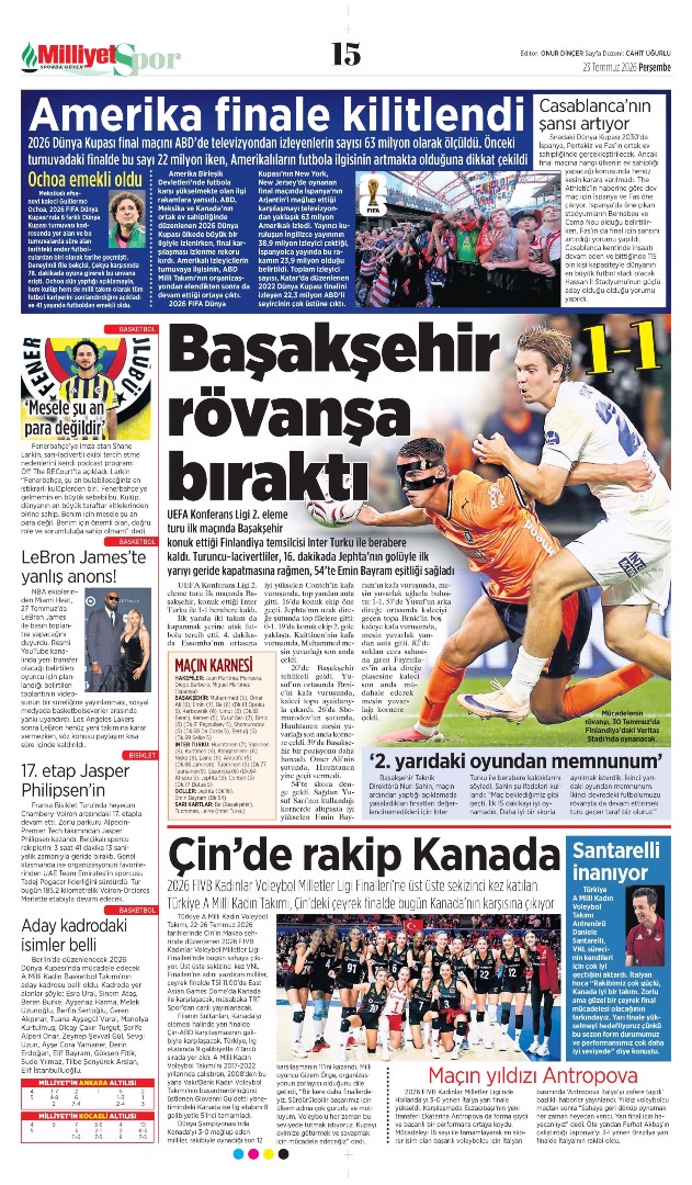 Kean bombası | Spor manşetleri - 8. fotoğraf