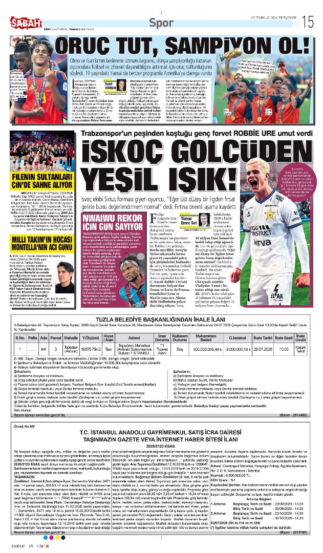 Kean bombası | Spor manşetleri - 11. fotoğraf