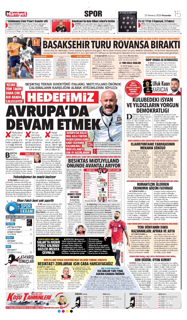 Kean bombası | Spor manşetleri - 5. fotoğraf