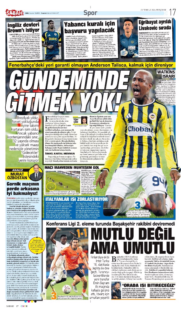 Kean bombası | Spor manşetleri - 15. fotoğraf