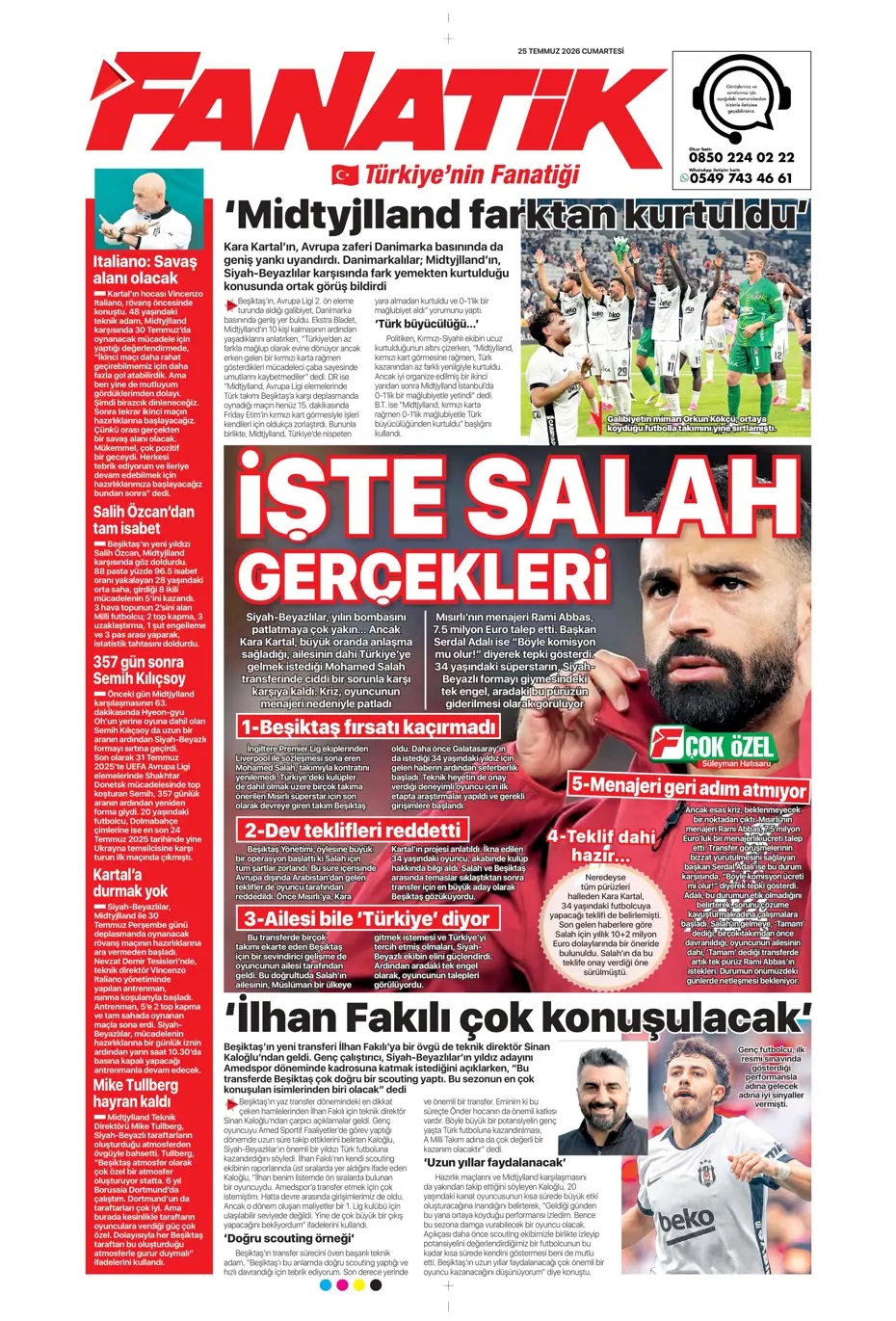 Rafael Leo çıkarması! Spor basını bugün ne yazdı? (25 Temmuz) - 2. fotoğraf