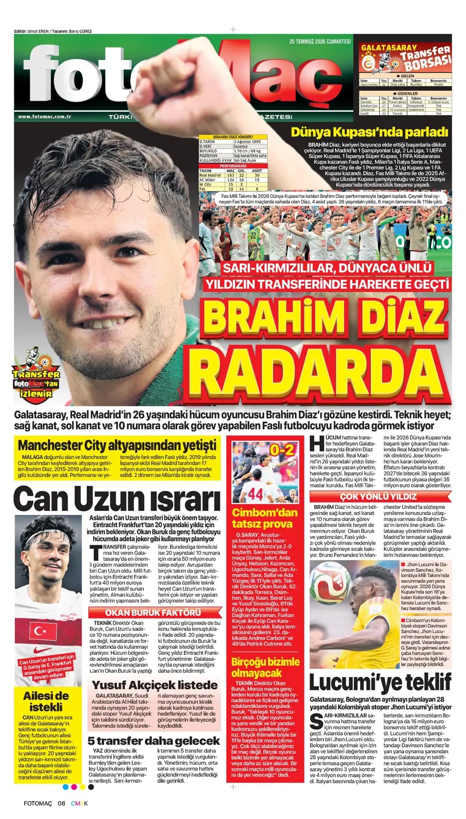 Rafael Leo çıkarması! Spor basını bugün ne yazdı? (25 Temmuz) - 11. fotoğraf