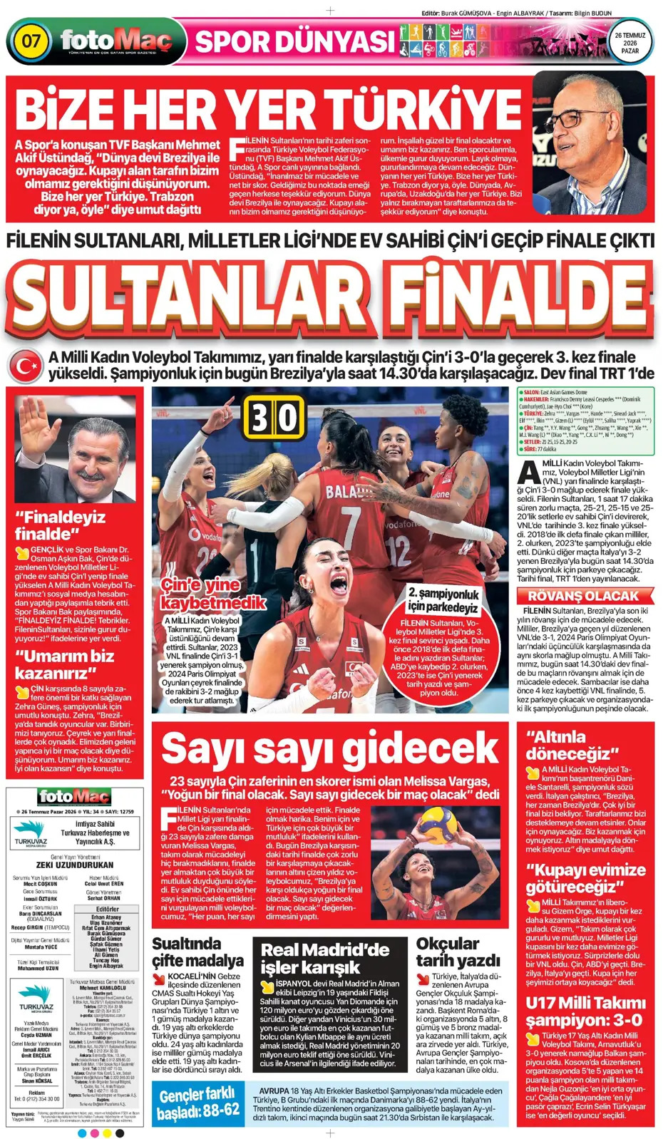 Filenin Sultanları kupa için sahada | Spor manşetleri - 1. fotoğraf