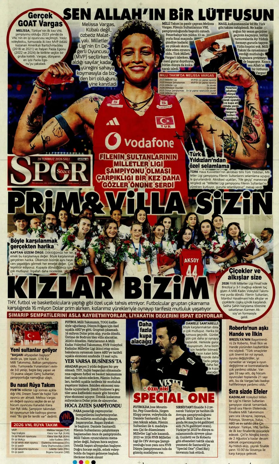 Salah rafa kalktı! Spor basını bugün ne yazdı? (28 Temmuz) - 8. fotoğraf
