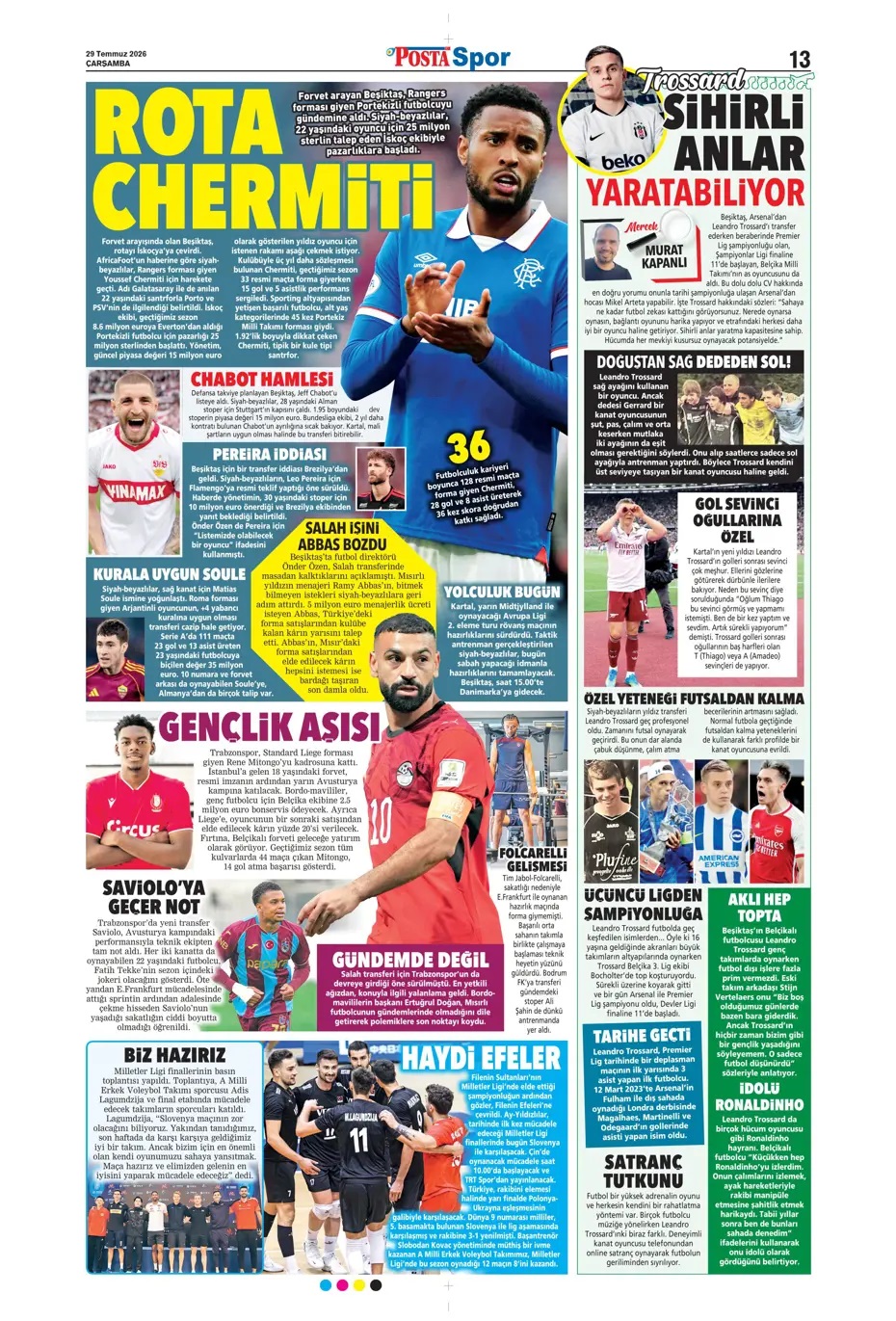 Galatasaray sos veriyor! Spor basını bugün ne yazdı? (29 Temmuz) - 3. fotoğraf