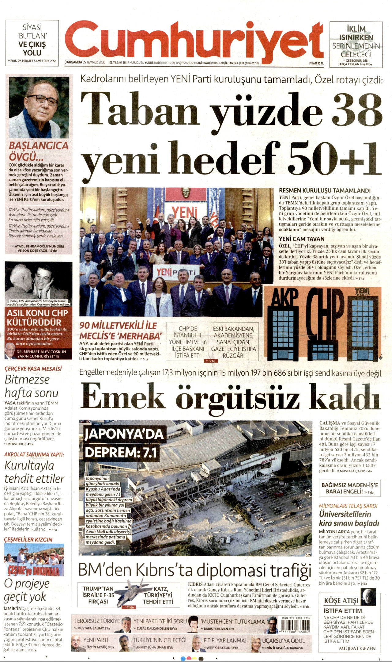 Gazeteler bugün ne yazdı? (29 Temmuz) - 5. fotoğraf