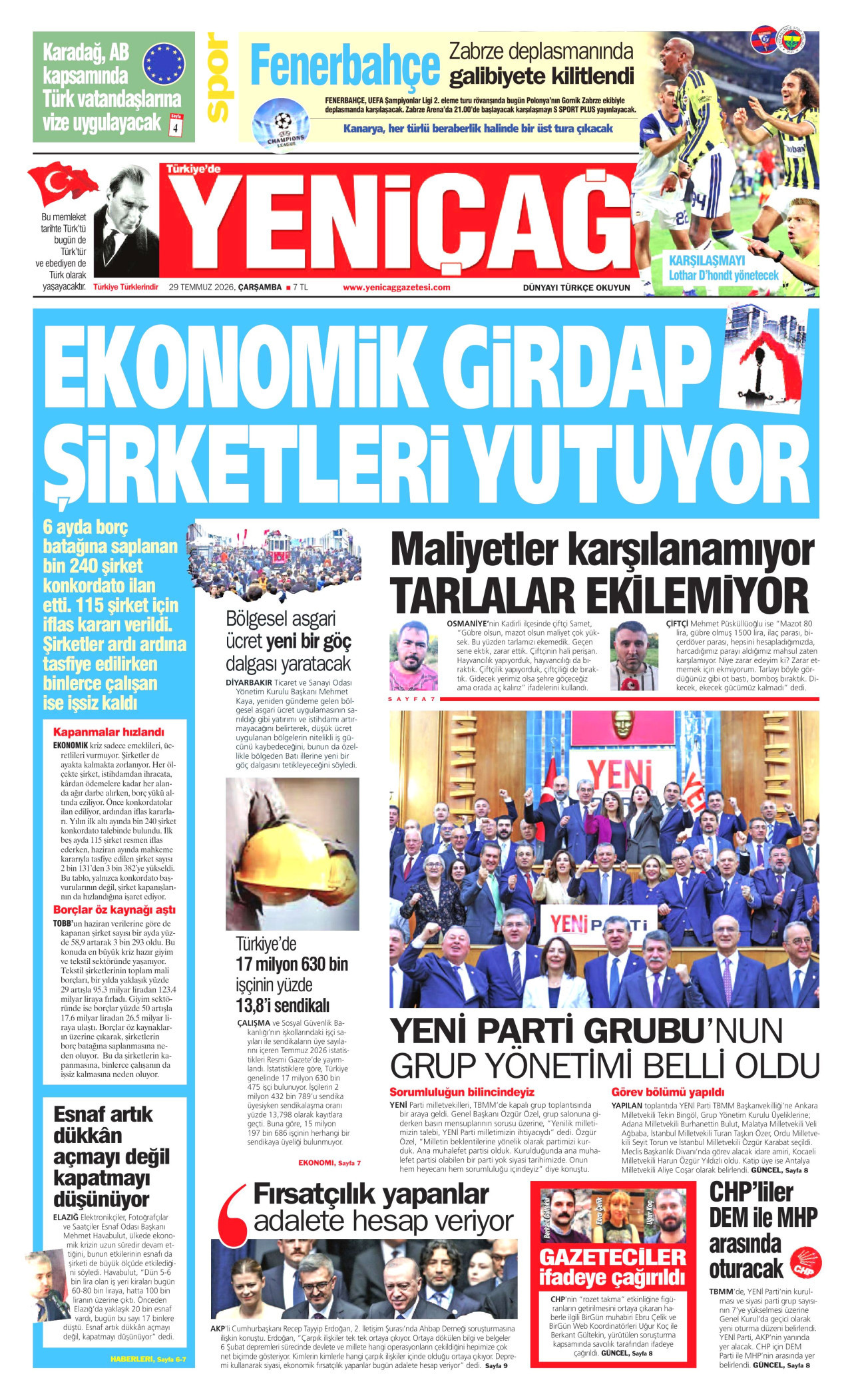 Gazeteler bugün ne yazdı? (29 Temmuz) - 3. fotoğraf