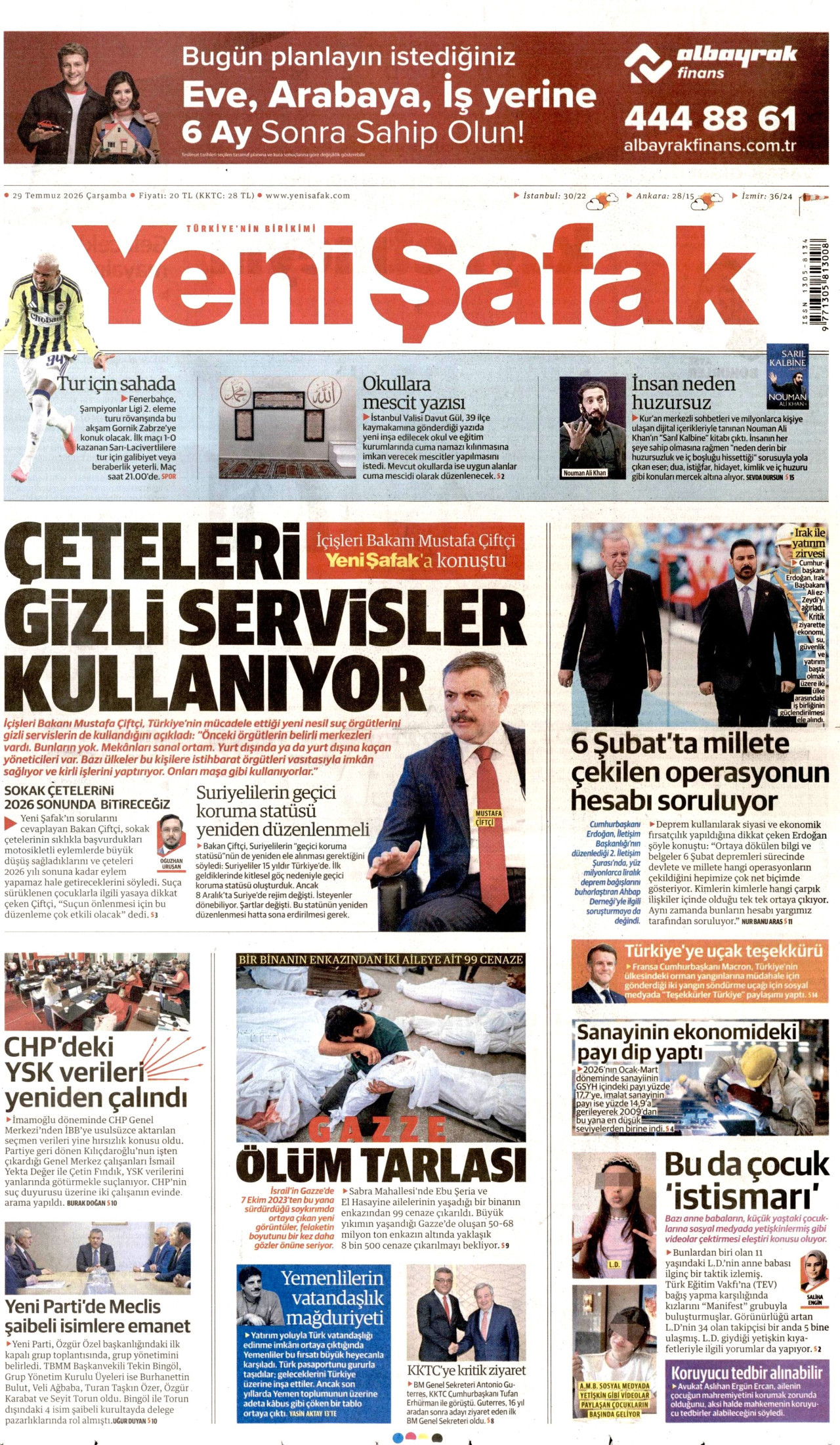 Gazeteler bugün ne yazdı? (29 Temmuz) - 12. fotoğraf