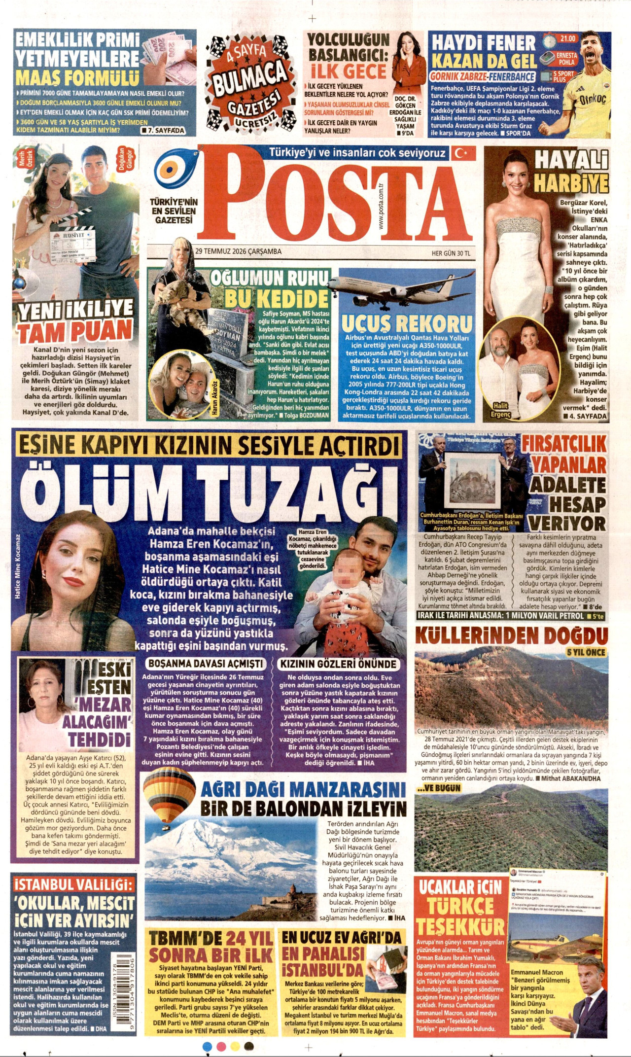 Gazeteler bugün ne yazdı? (29 Temmuz) - 7. fotoğraf
