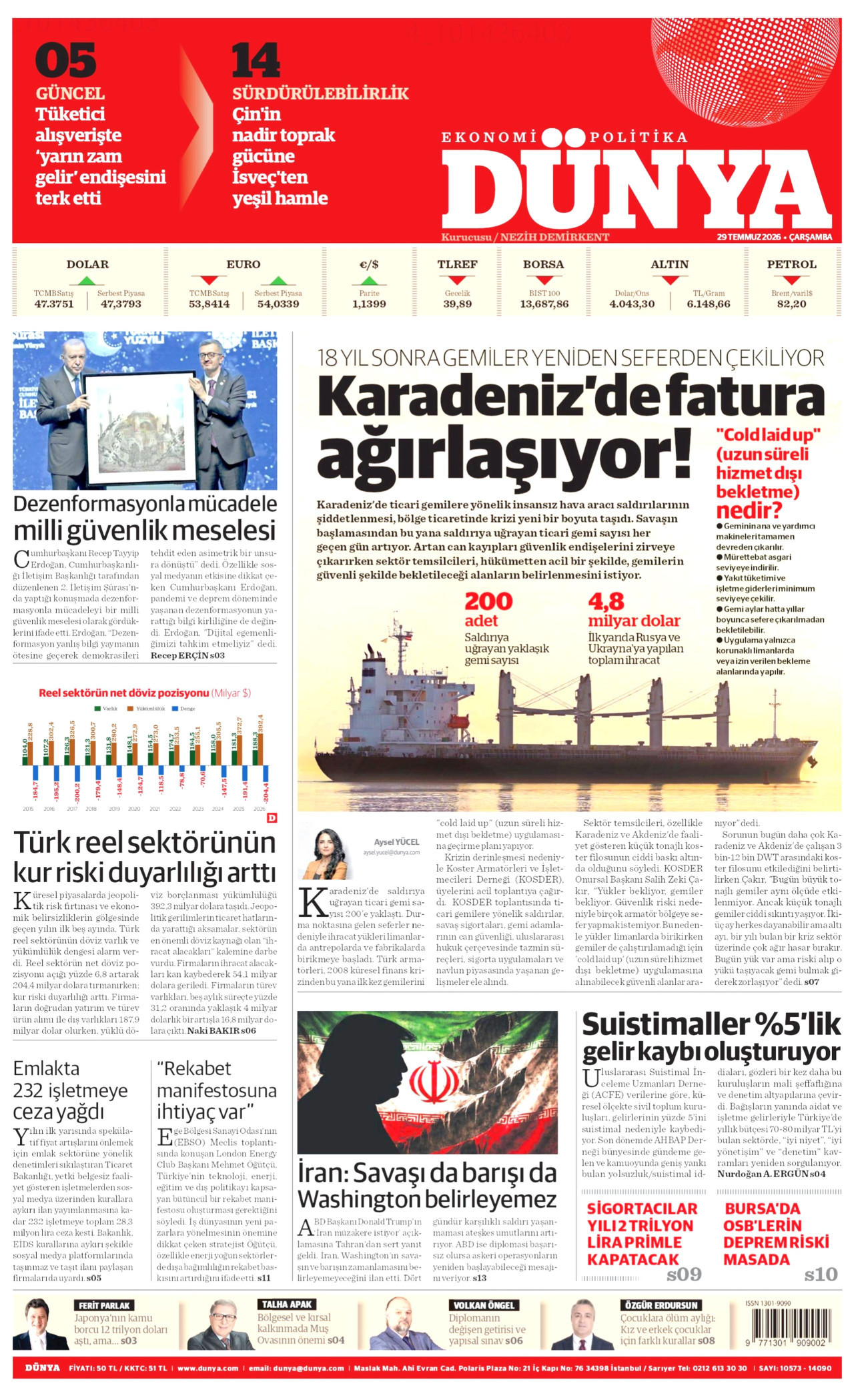 Gazeteler bugün ne yazdı? (29 Temmuz) - 1. fotoğraf