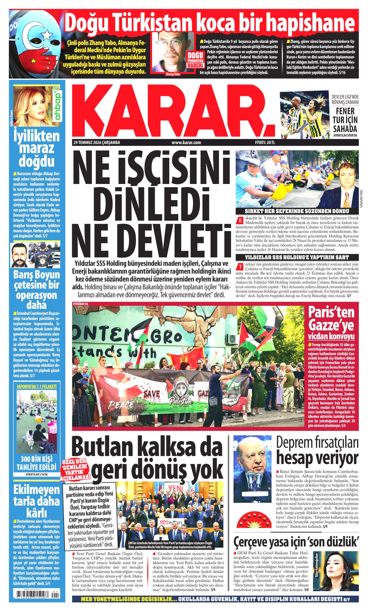 Gazeteler bugün ne yazdı? (29 Temmuz) - 6. fotoğraf