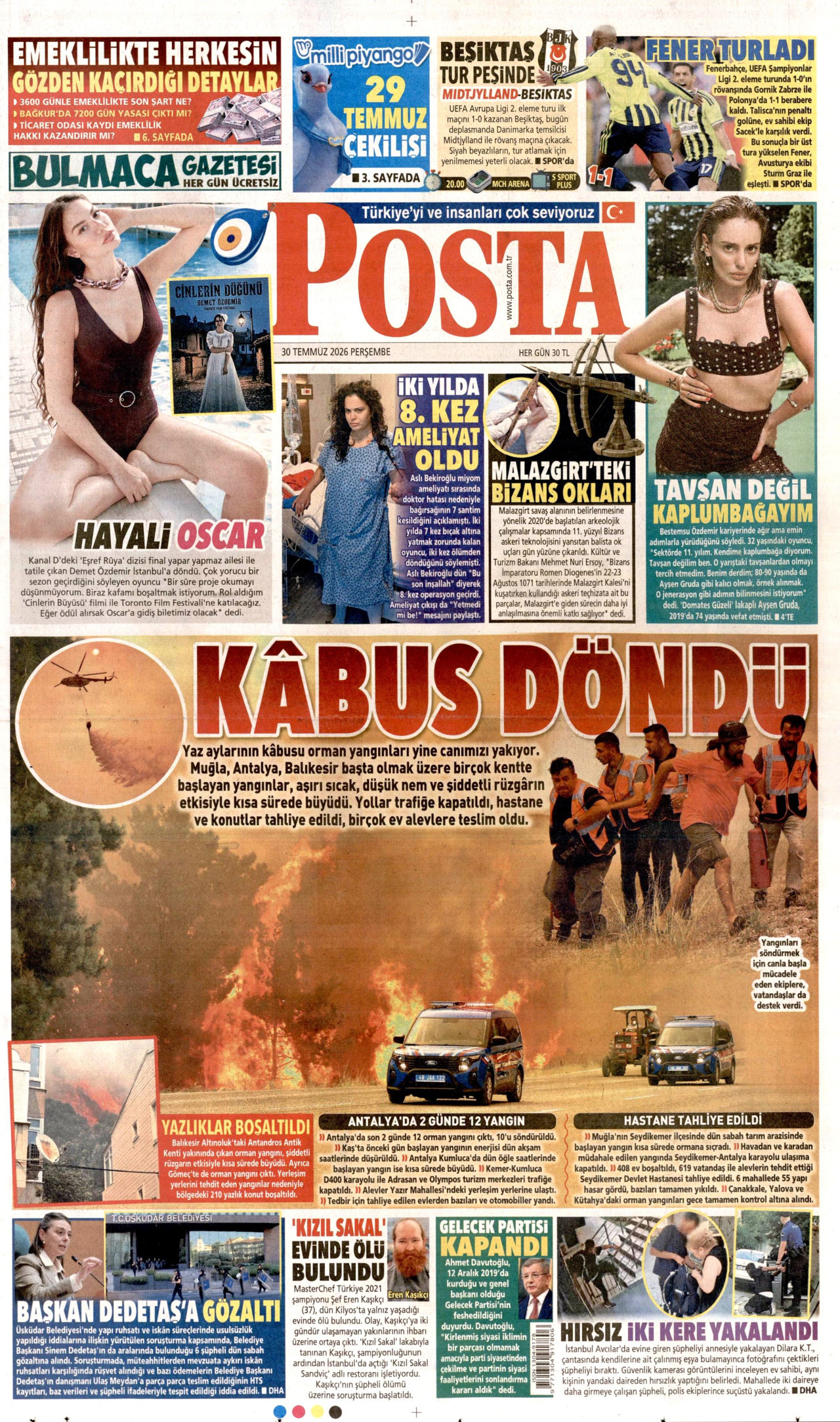 Gazeteler bugün ne yazdı? (30 Temmuz) - 10. fotoğraf