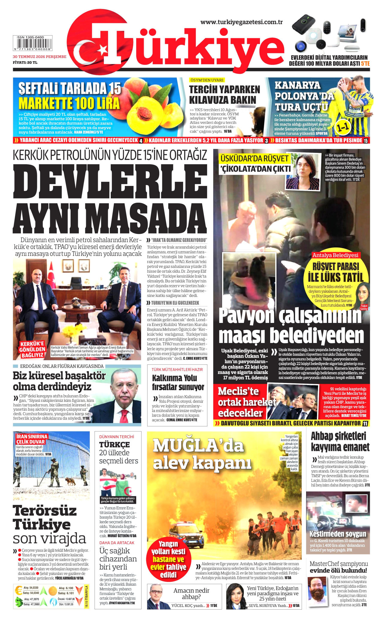 Gazeteler bugün ne yazdı? (30 Temmuz) - 3. fotoğraf