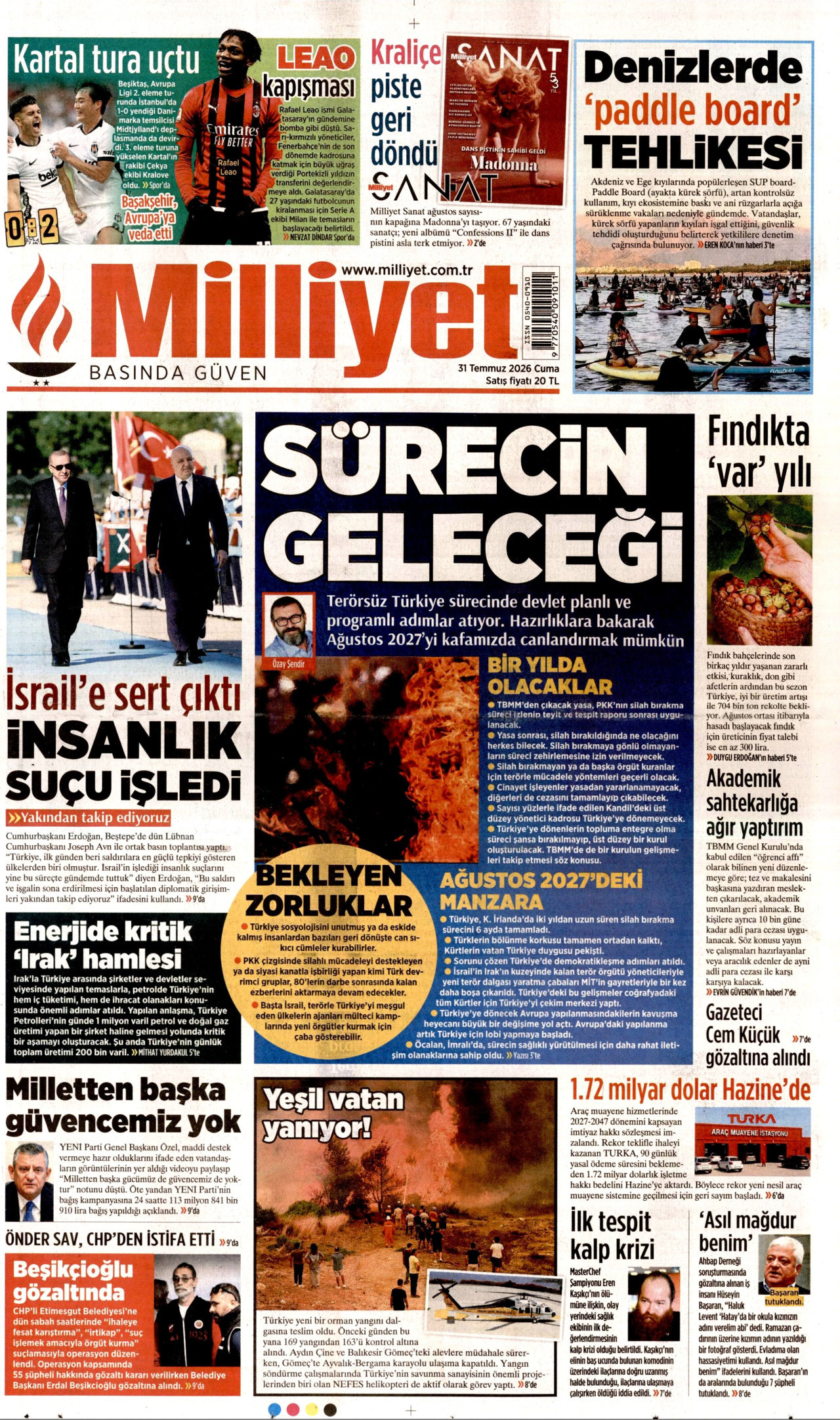 Gazeteler bugün ne yazdı? (31 Temmuz) - 4. fotoğraf