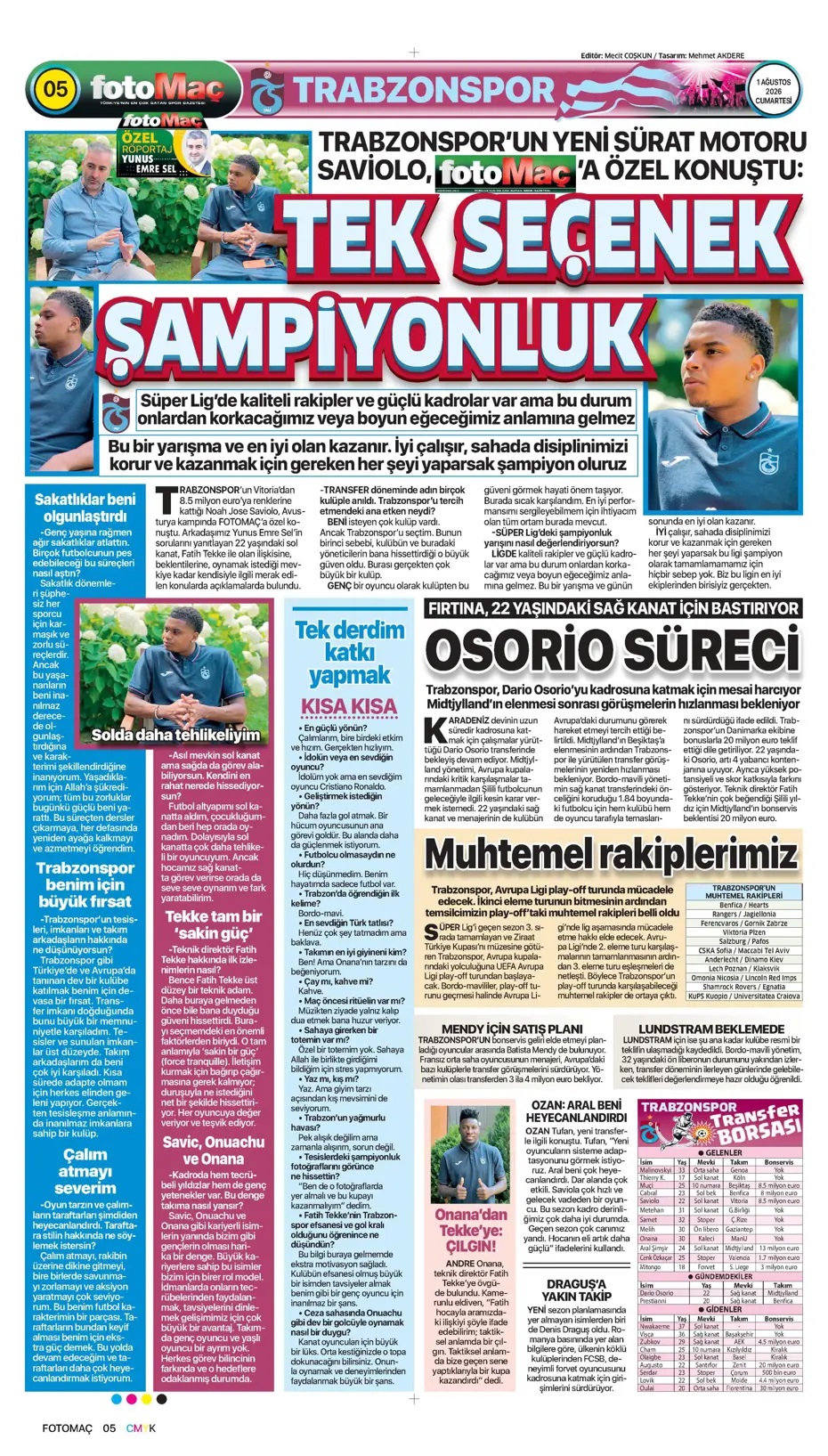 Kaptan dümeni erken aldı! Spor basını bugün ne yazdı? (1 Ağustos) - 9. fotoğraf