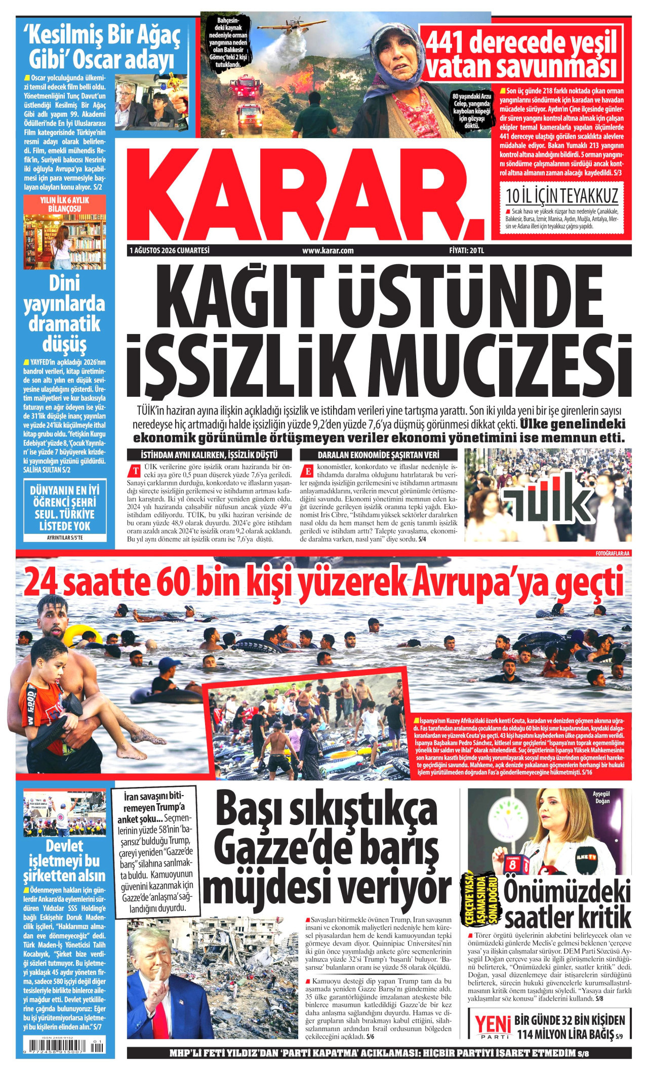 Gazeteler bugün ne yazdı? (1 Ağustos) - 7. fotoğraf